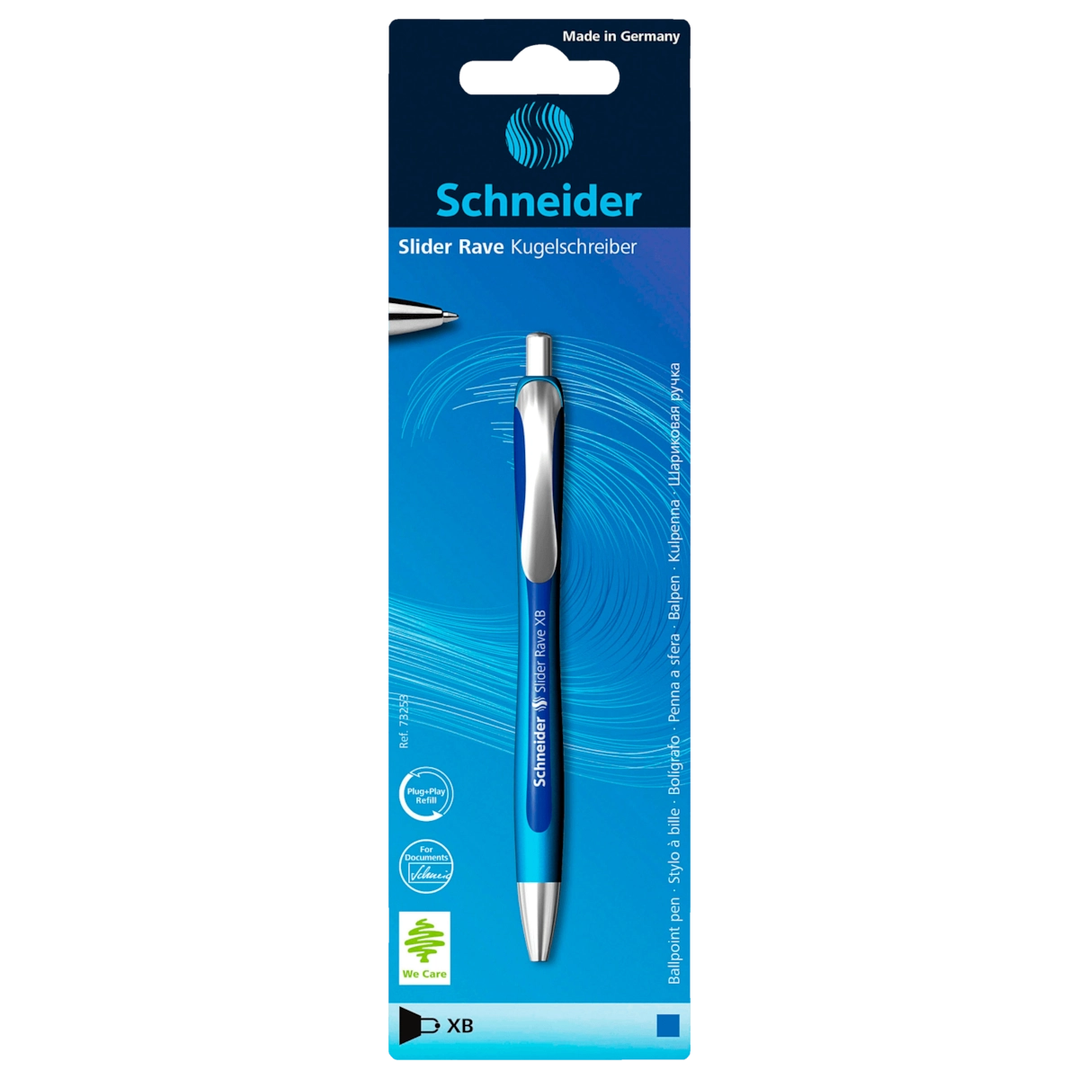 Schneider Kugelschreiber Slider Rave XB blau