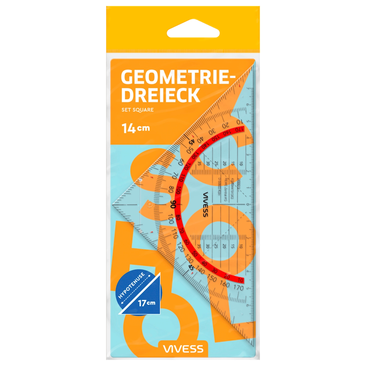 Vivess Geodreieck 16cm