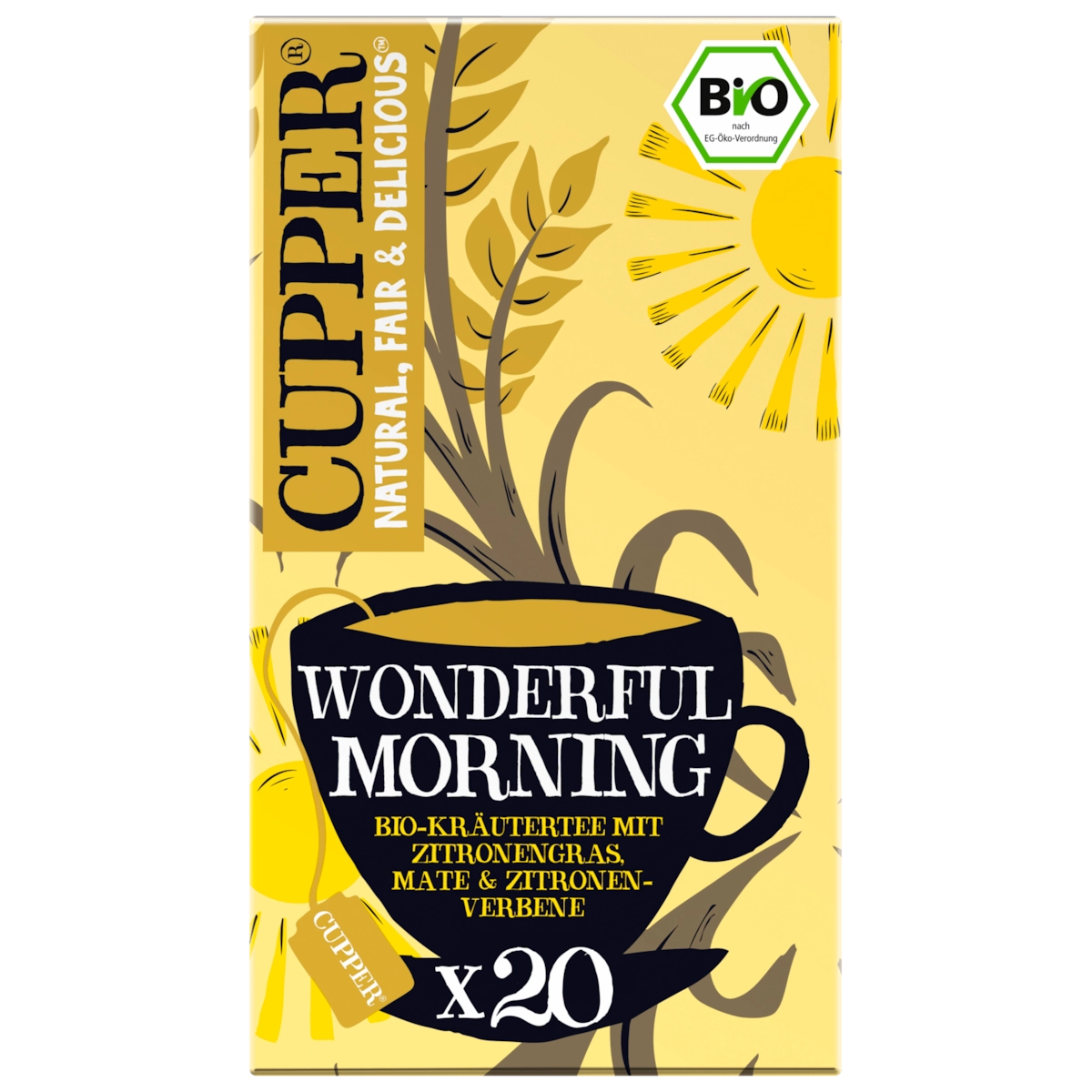 Cupper Bio Tee Wonderful Morning 35g, 20 Beutel