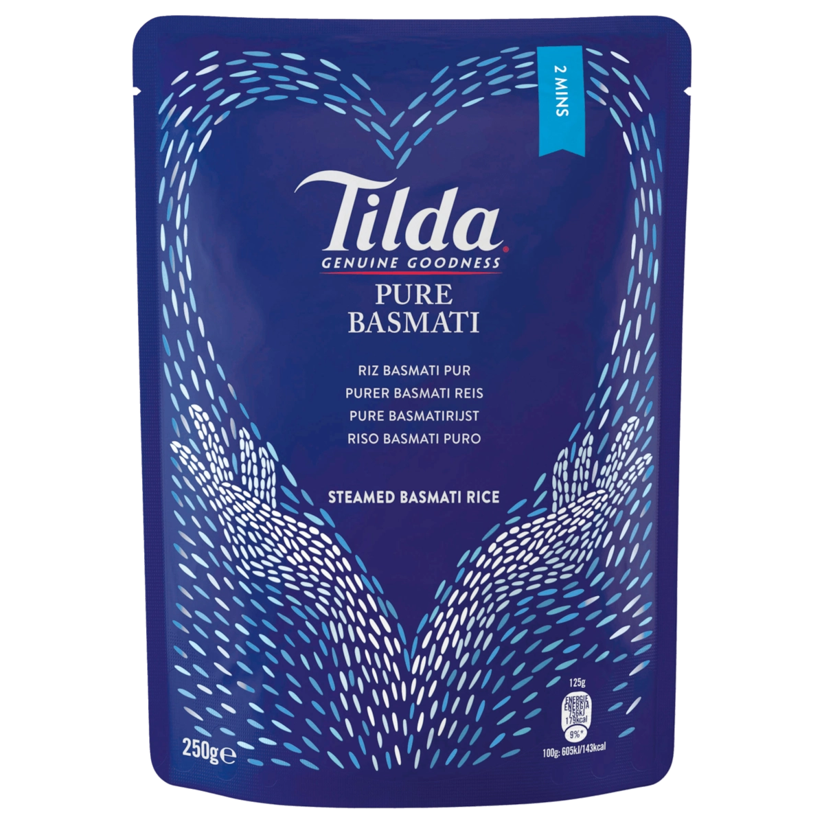 Tilda Basmatireis Pur gedämpft 250g