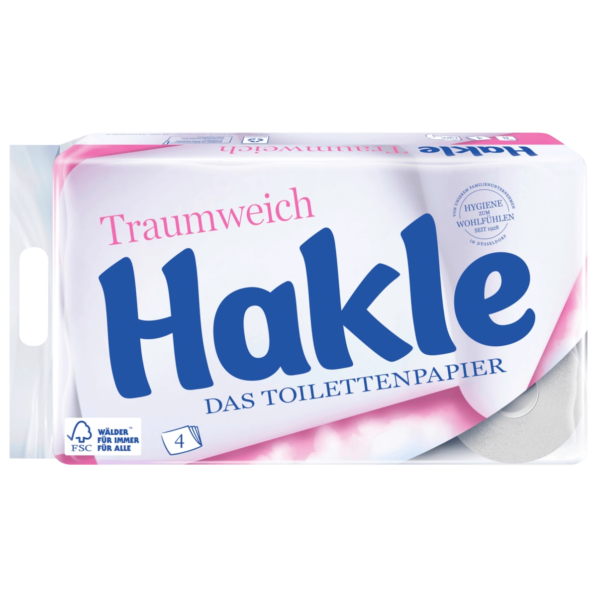 Hakle Traumweich Toilettenpapier 4-lagig 8x130 Blatt