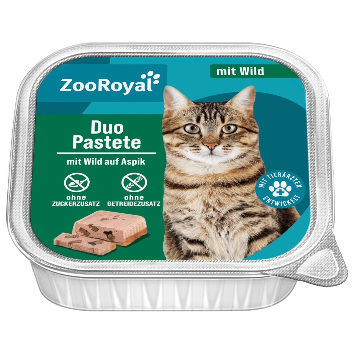 ZooRoyal Wildpastete auf Aspik 100g