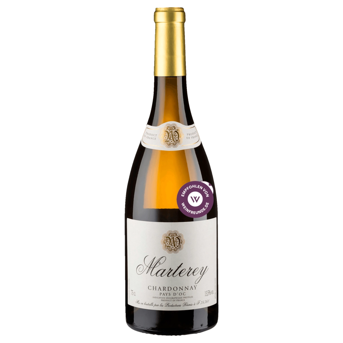 Marterey Weißwein Chardonnay trocken 0,75l