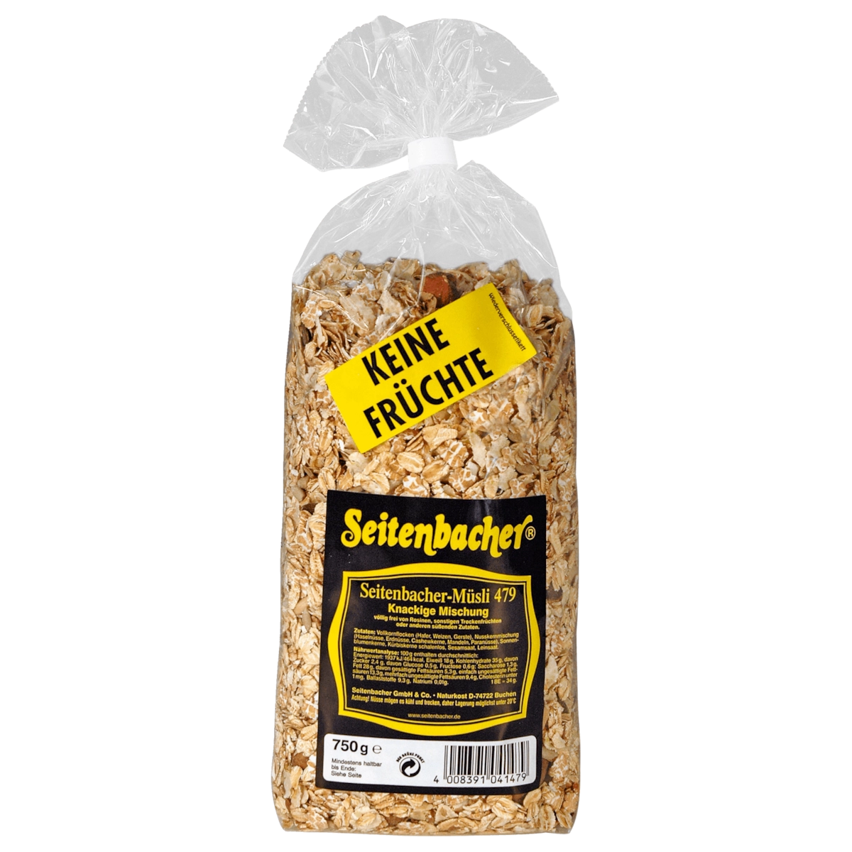 Seitenbacher Müsli Knackige Mischung 750g