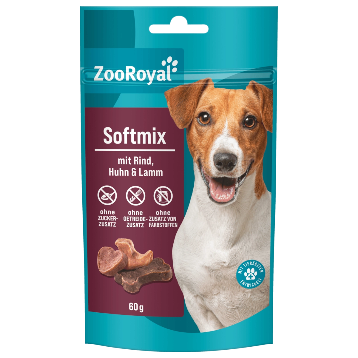 ZooRoyal Soft Mix mit Rind, Lamm & Huhn 60g