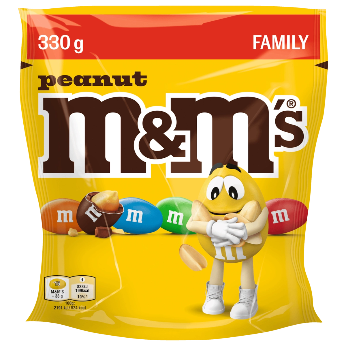 M&M'S Peanut Schokobonbons 330g