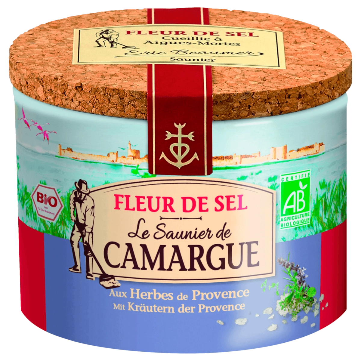 Camargue Bio Fleur de Sel mit Kräutern der Provence 125g
