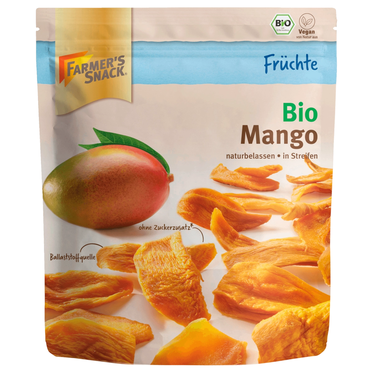 Farmer's Snack Bio Mango getrocknet 100g