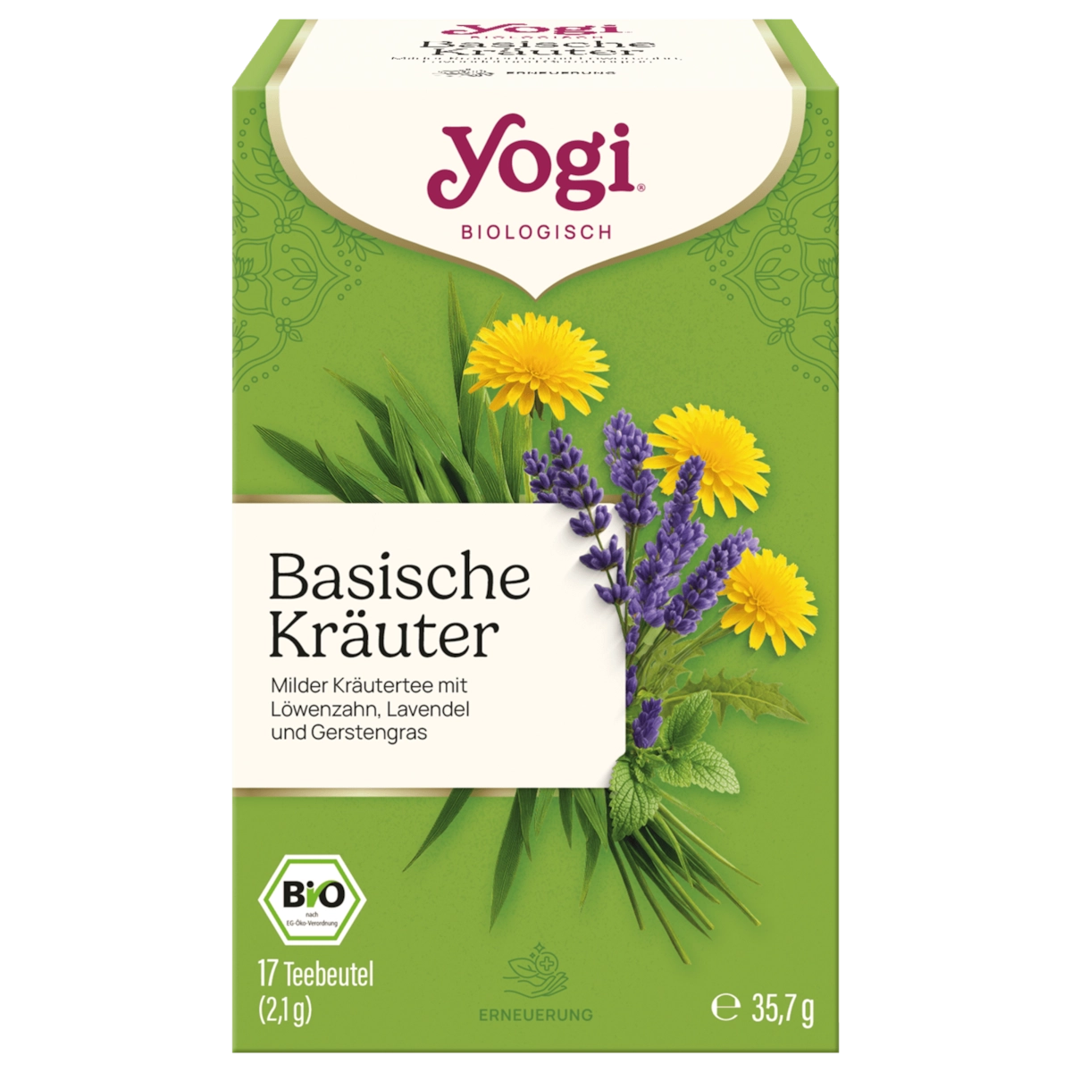 Yogi Tea Bio Tee Basische Kräuter 35,7g 17 Beutel
