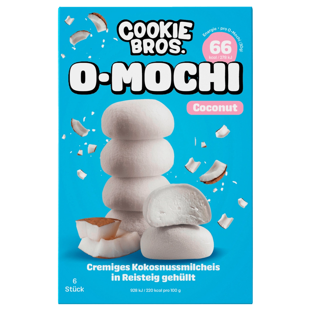 O-Mochi Mochi Eis Coconut 6 Stück, 180g