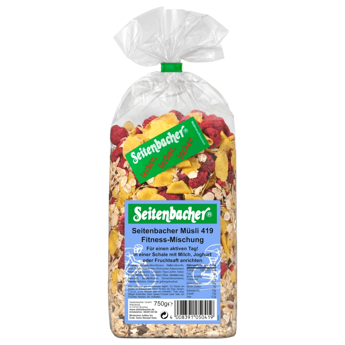 Seitenbacher Müsli Fitness-Mischung 750g