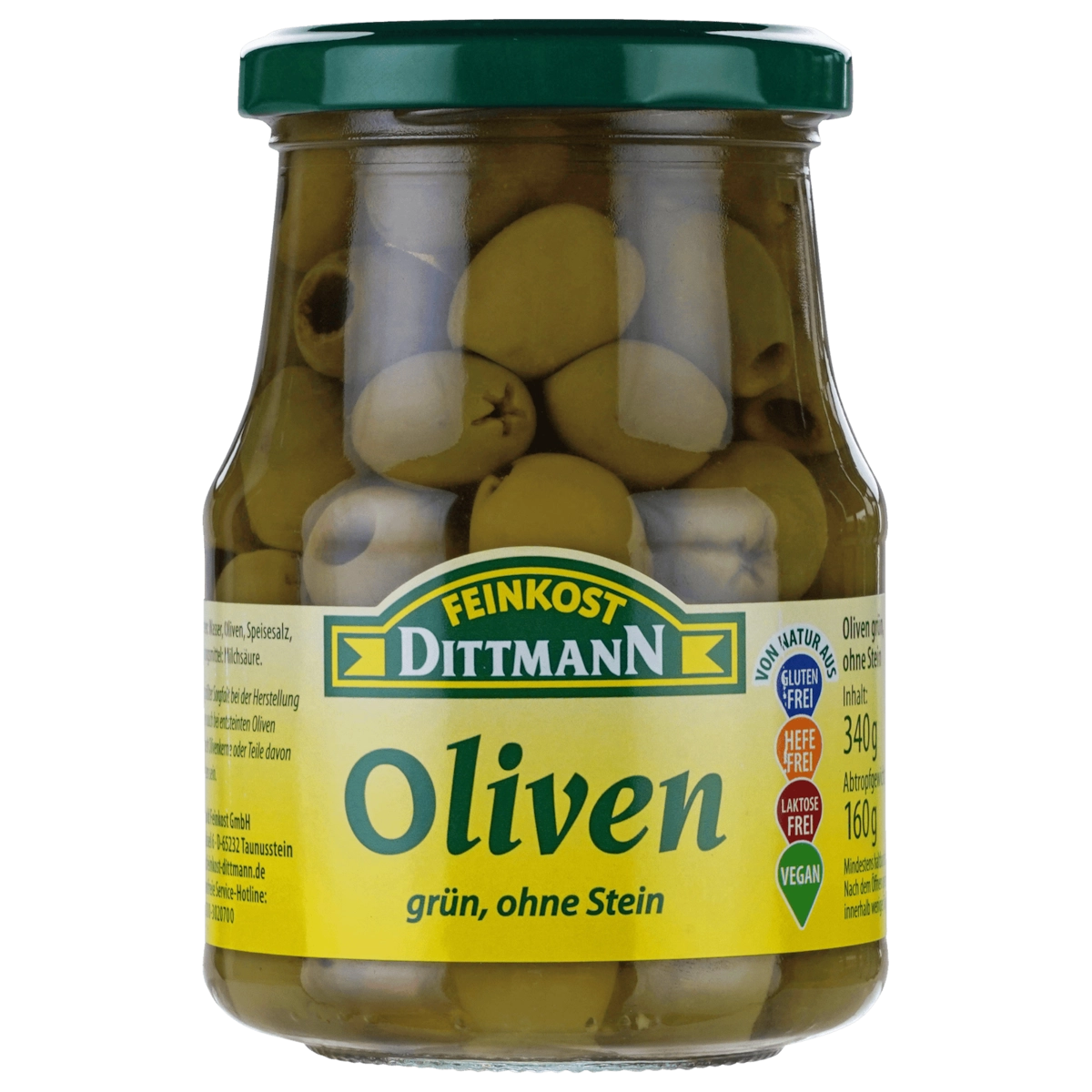 Feinkost Dittmann Oliven grün 160g