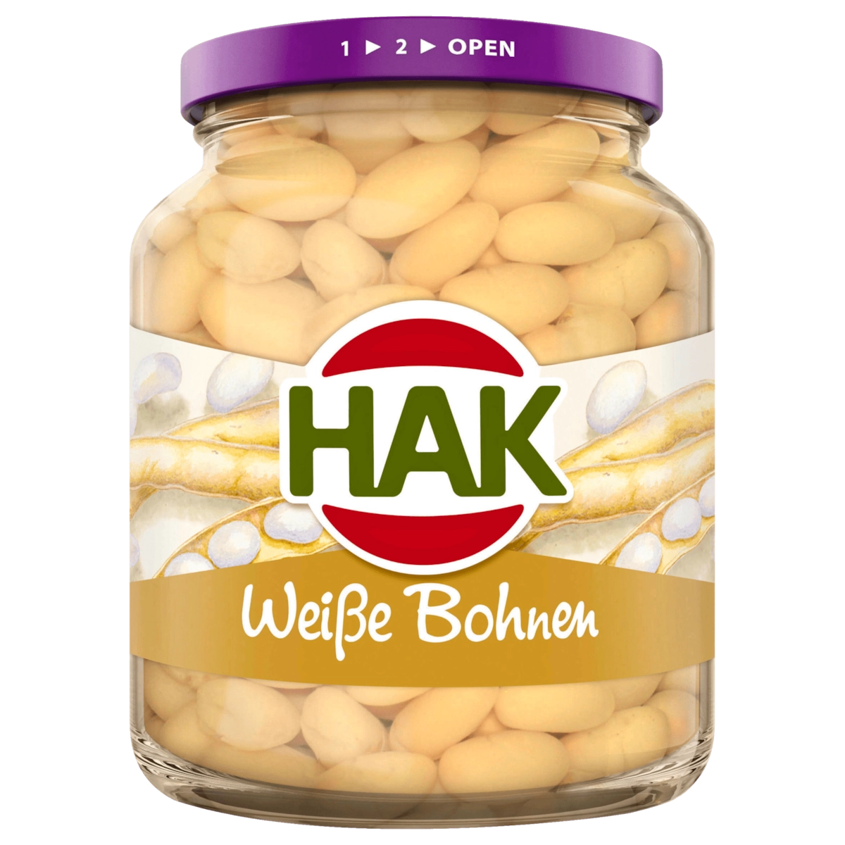 Hak Weiße Bohnen 490g