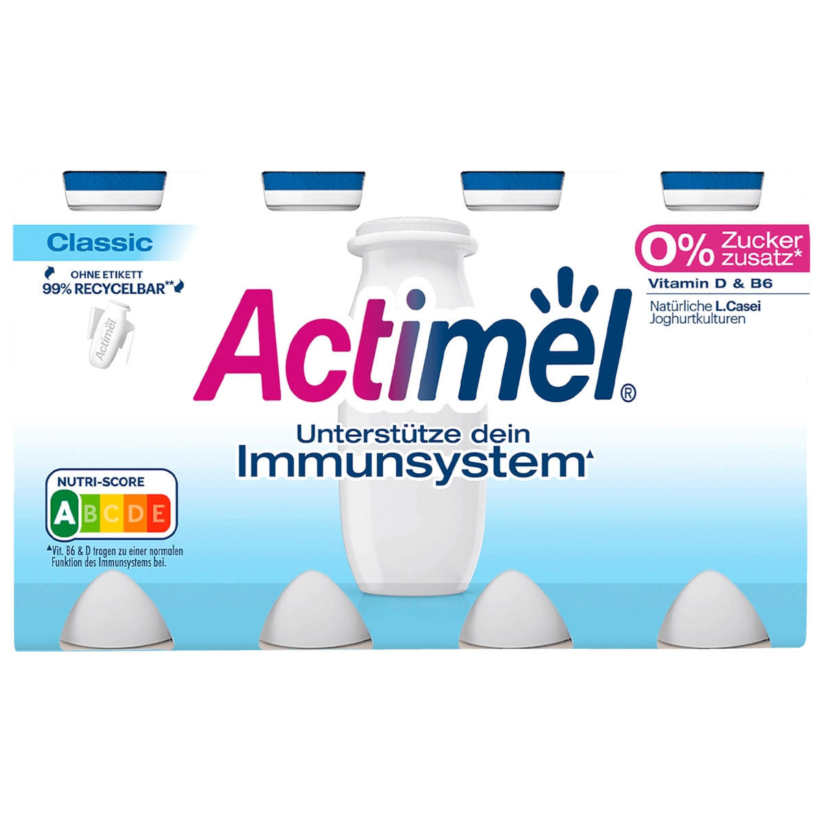 Danone Actimel Drink Classic 0,1% 8x100g