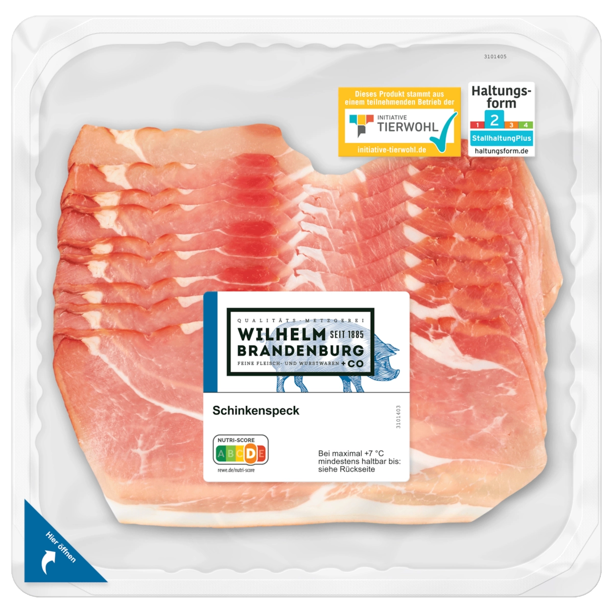 Wilhelm Brandenburg Schinkenspeck 100g