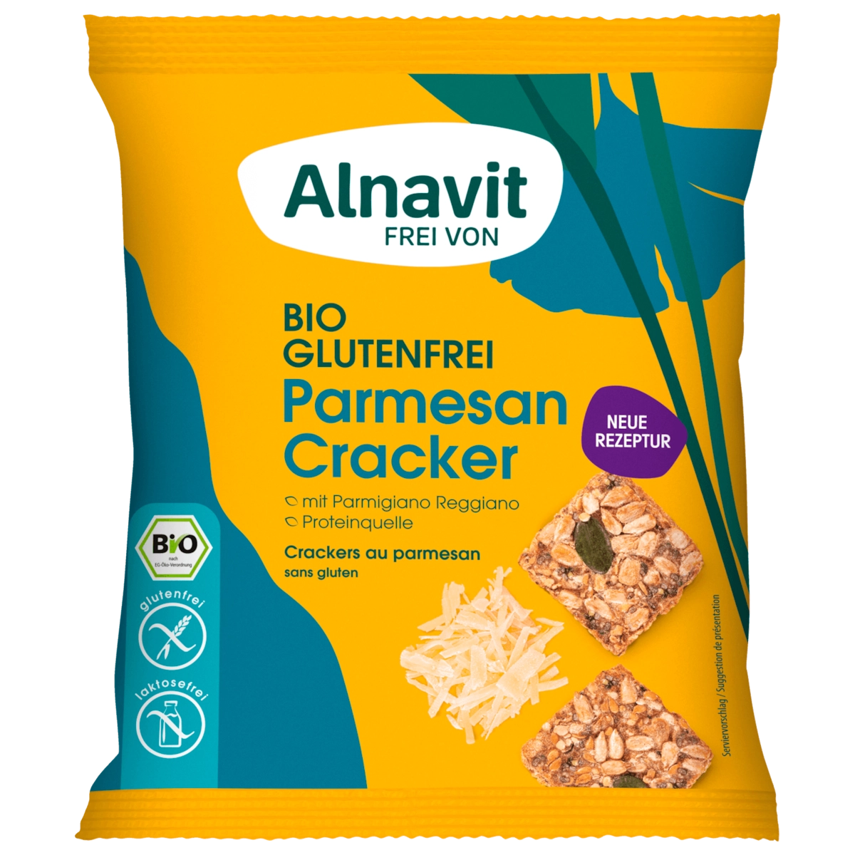 Alnavit Bio Parmesan Cracker glutenfrei 75g