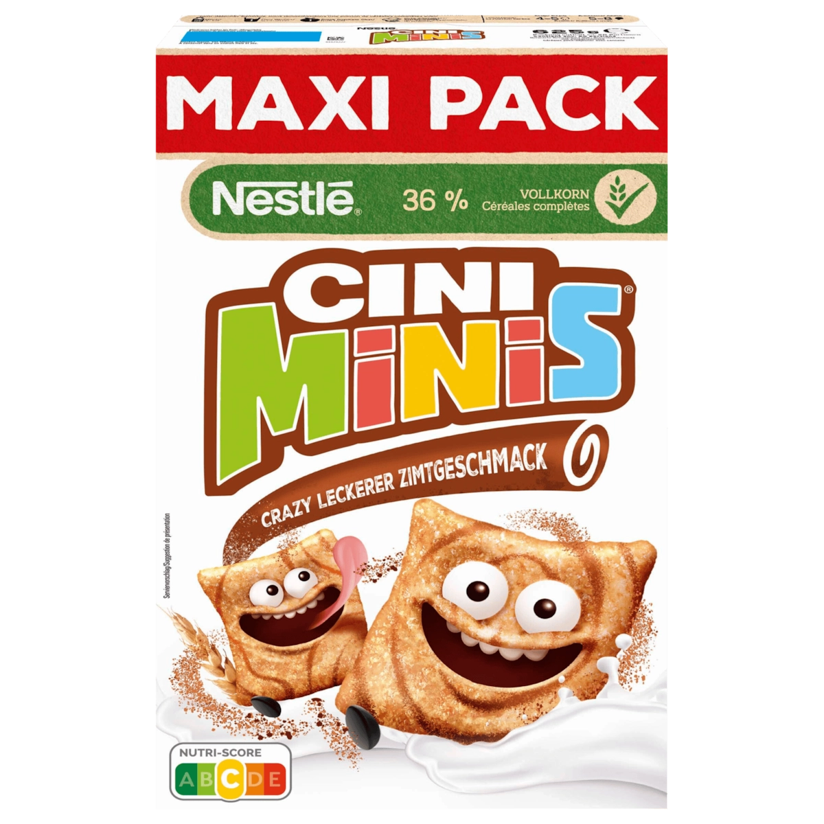 Nestlé Cini Minis Cerealien mit Zimtgeschmack und Vollkorn Maxipack 625g