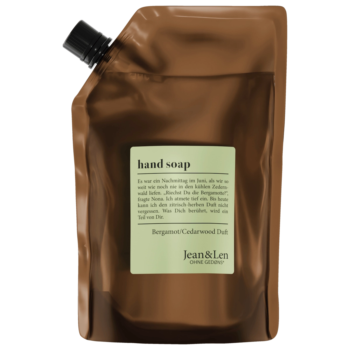 Jean & Len Hand Flüssigseife Nachfüller Bergamot & Cedarwood 500ml