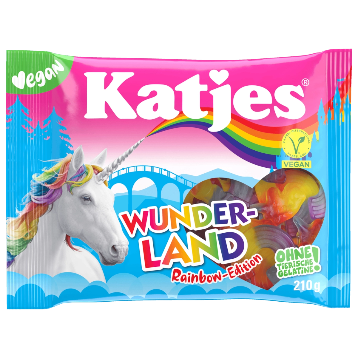 Katjes Wunderland Rainbow vegan 210g