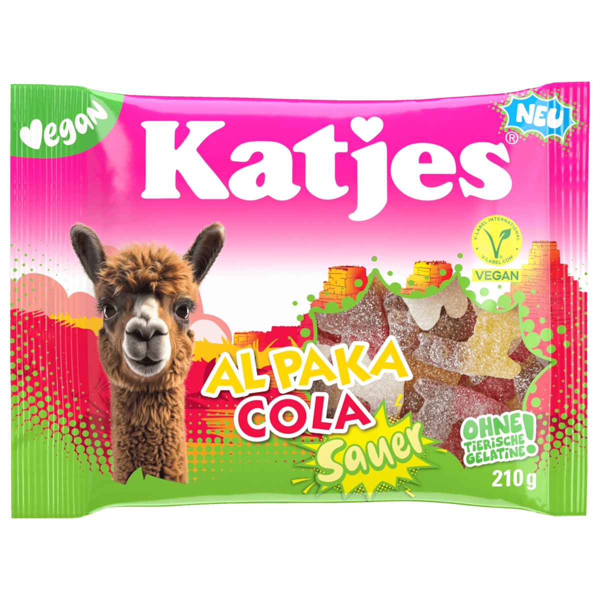 Katjes Alpaka Cola Sauer vegan 210g