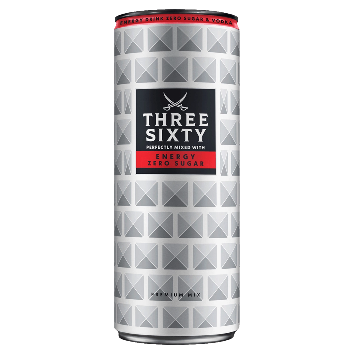 Three Sixty Vodka Energy Zero Sugar 0,33l