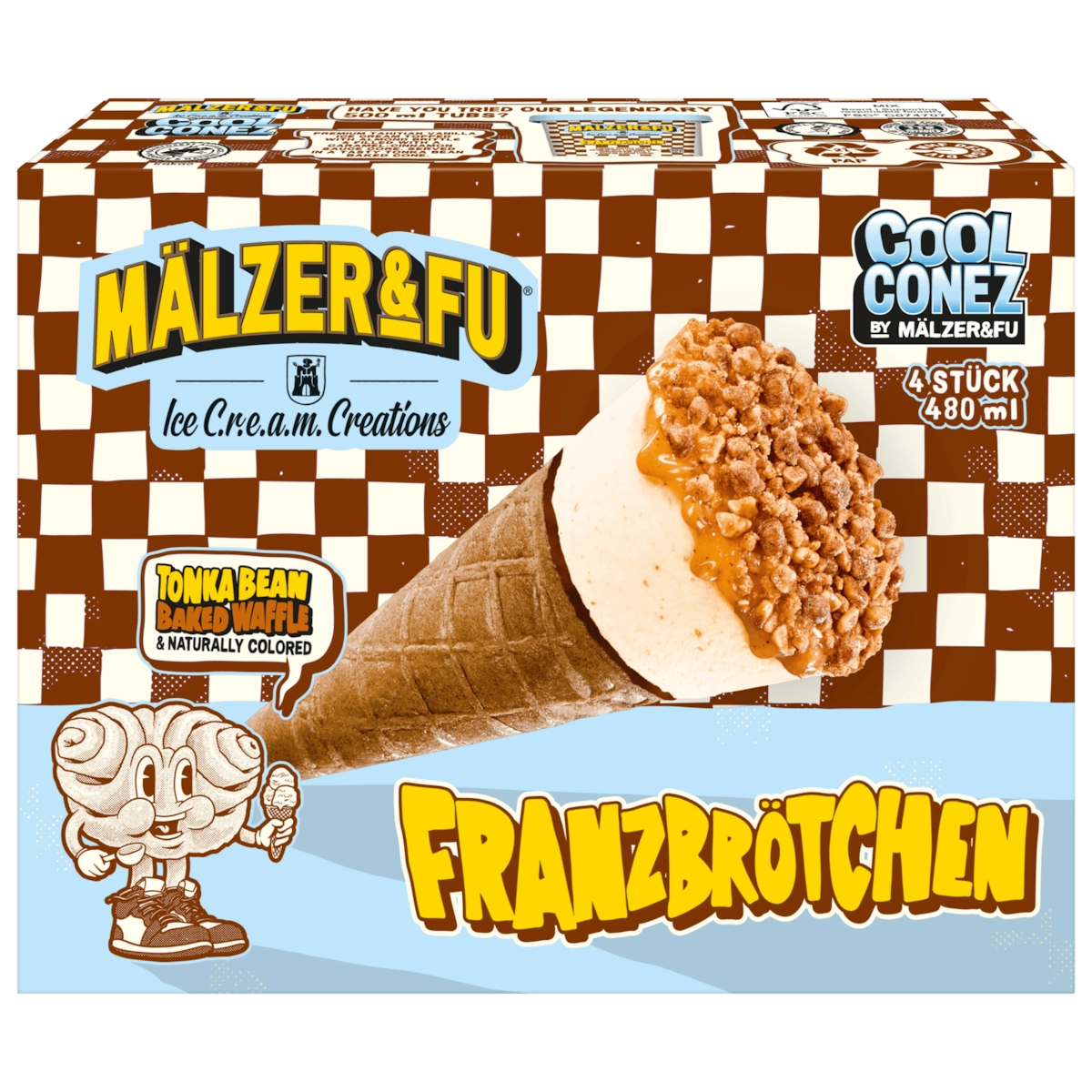Mälzer & Fu Waffeleis Franzbrötchen 4x120ml