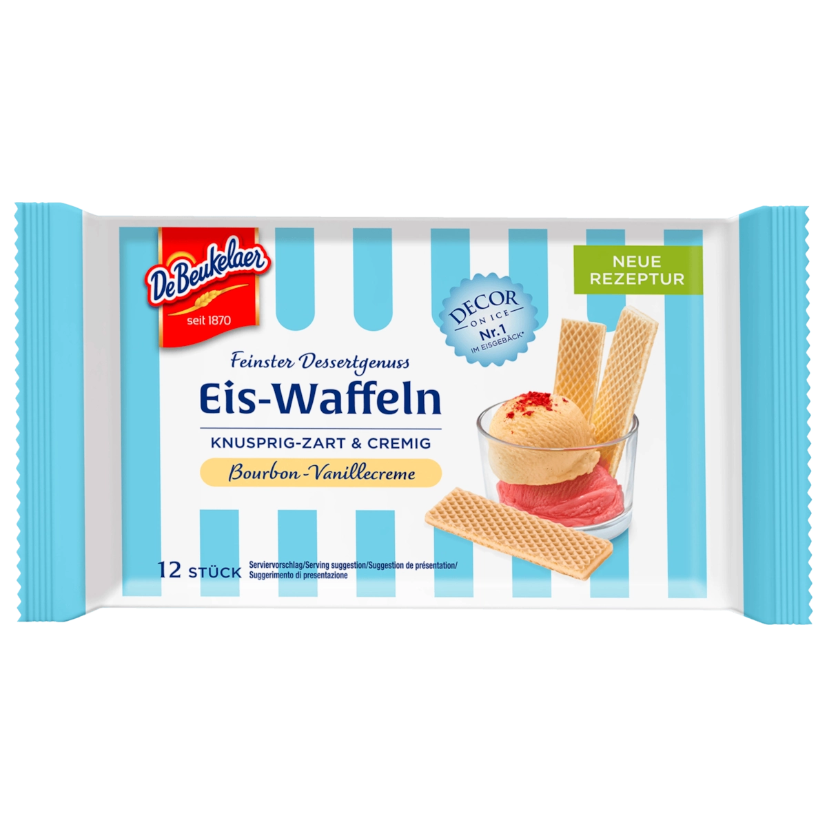 De Beukelaer Eis-Waffeln Bourbon-Vanillecreme 50g