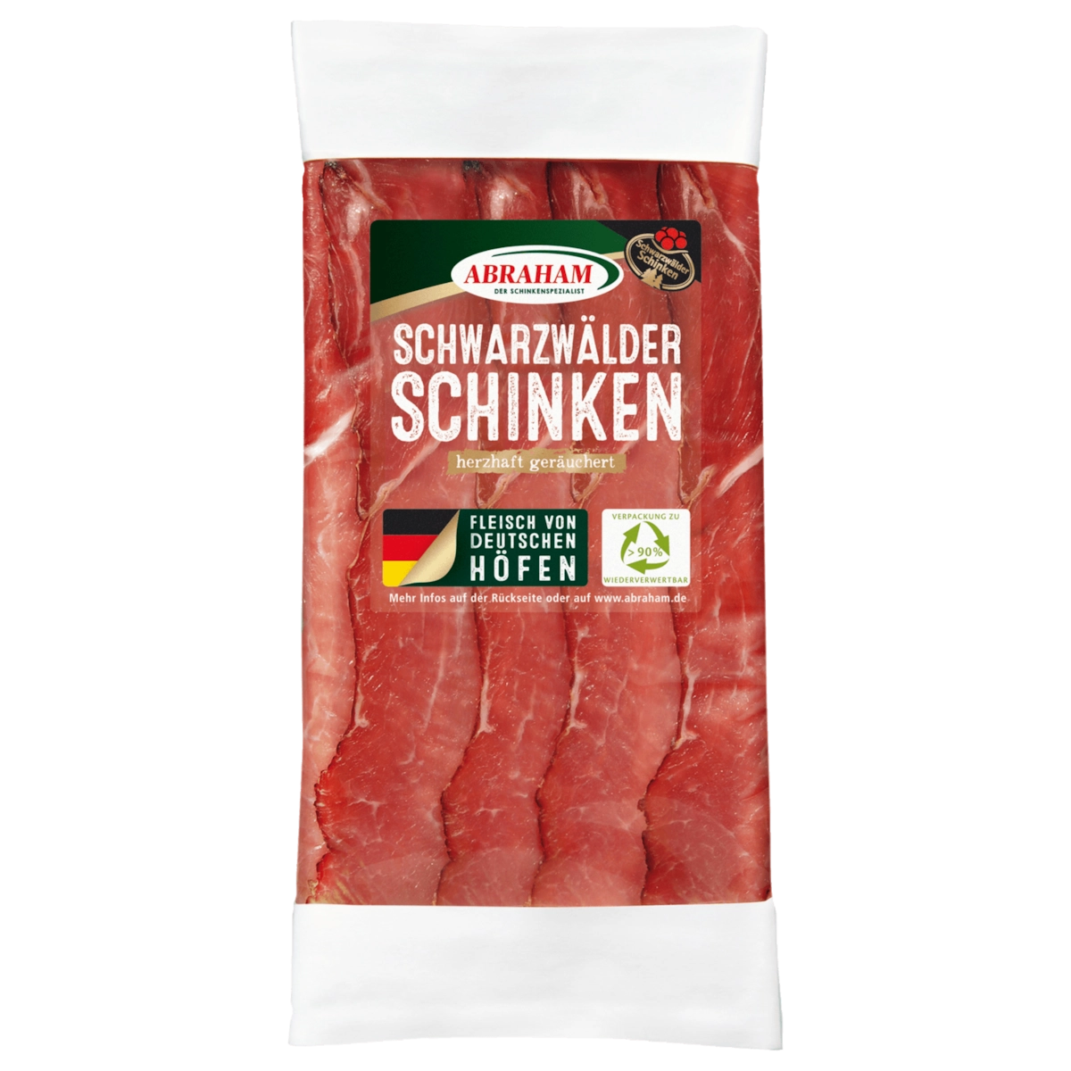 Abraham Schwarzwälder Schinken geräuchert 80g
