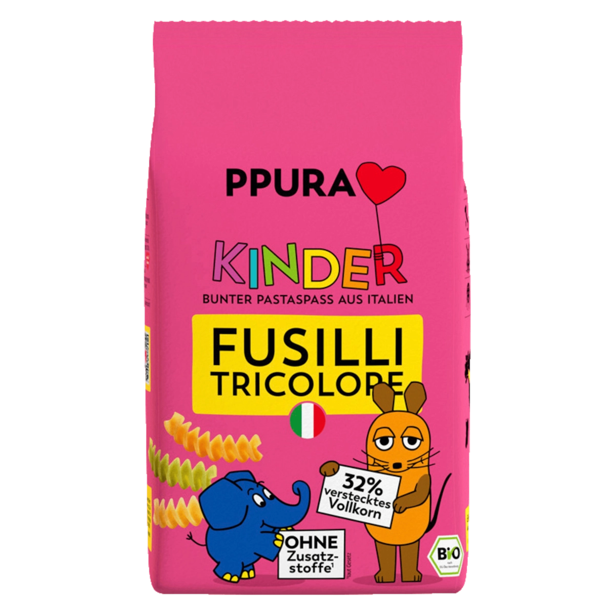 Ppura Kinder Fusilli Tricolore 500g