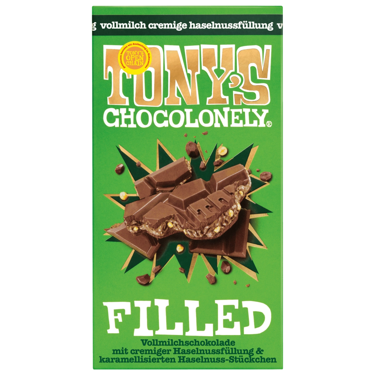 Tonys Filled Haselnuss Praline 127g