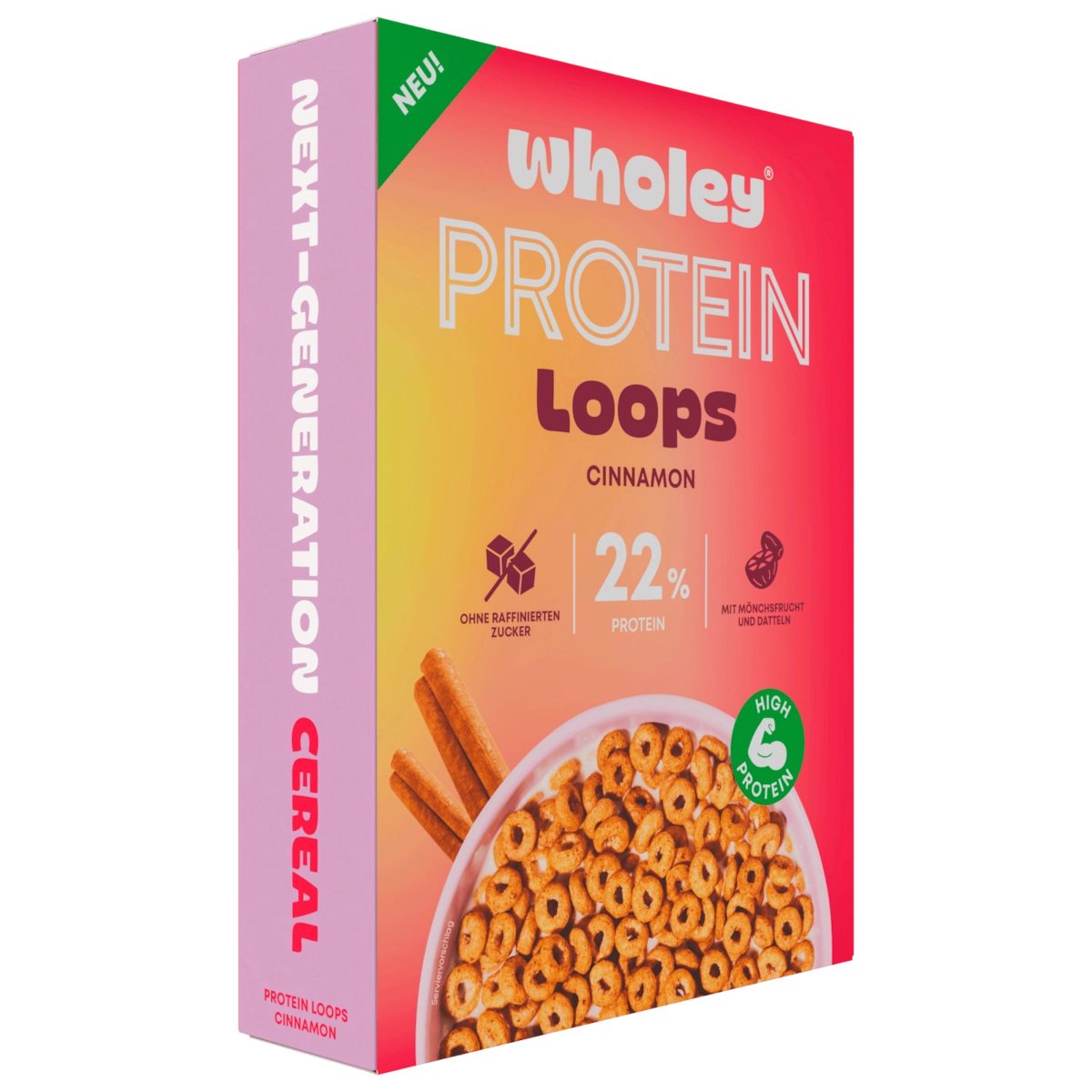 Wholey Protein Loops Cinnamon Cereal 300g