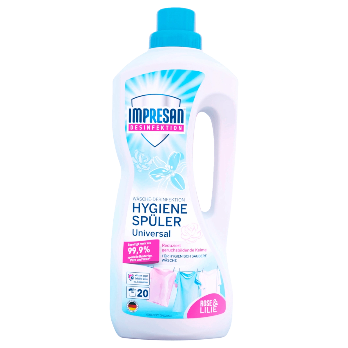 Impresan Desinfektion Hygienespüler Universal Flüssig 1,5l 20WL