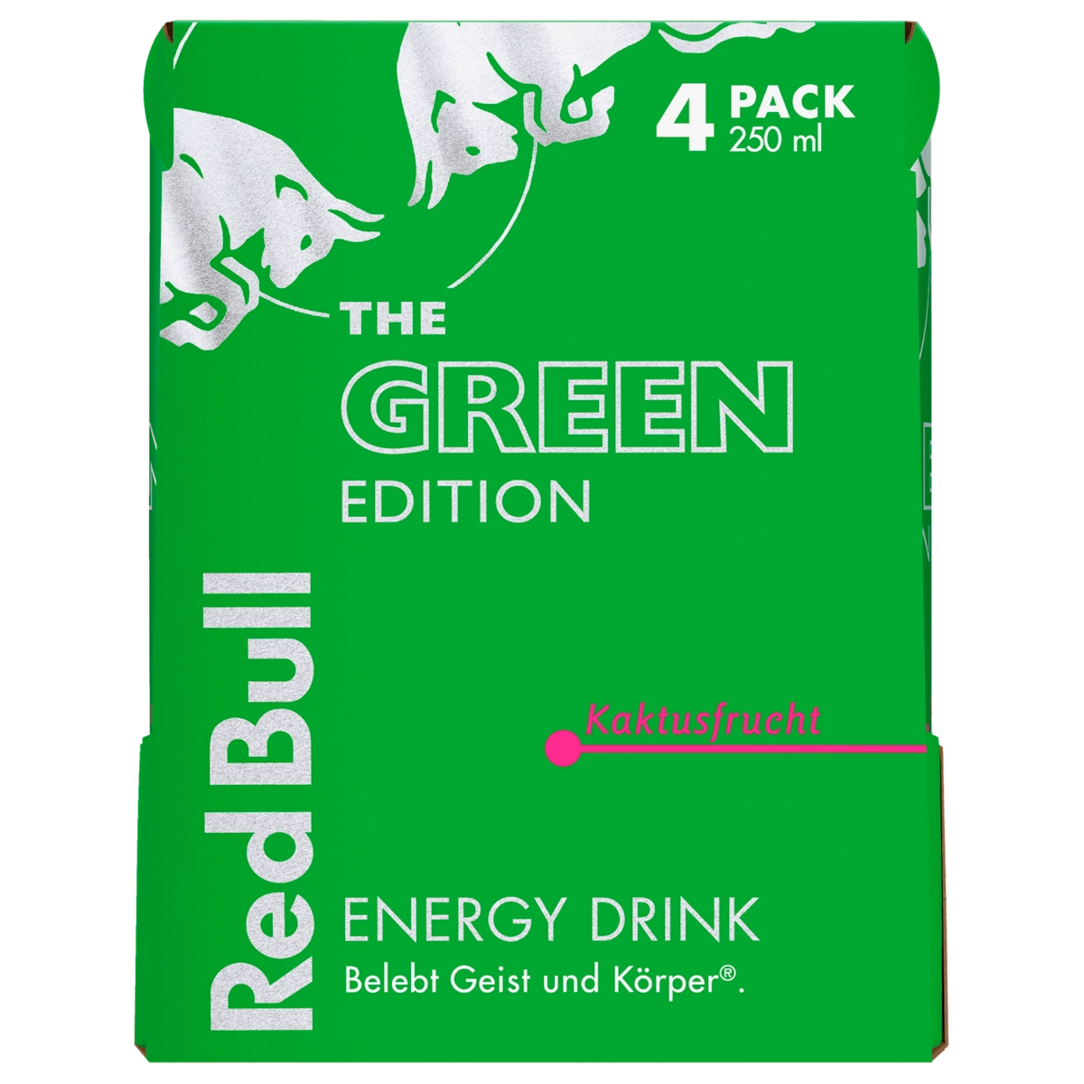 Red Bull Energy Drink Green Edition Kaktusfrucht 4x0,25l