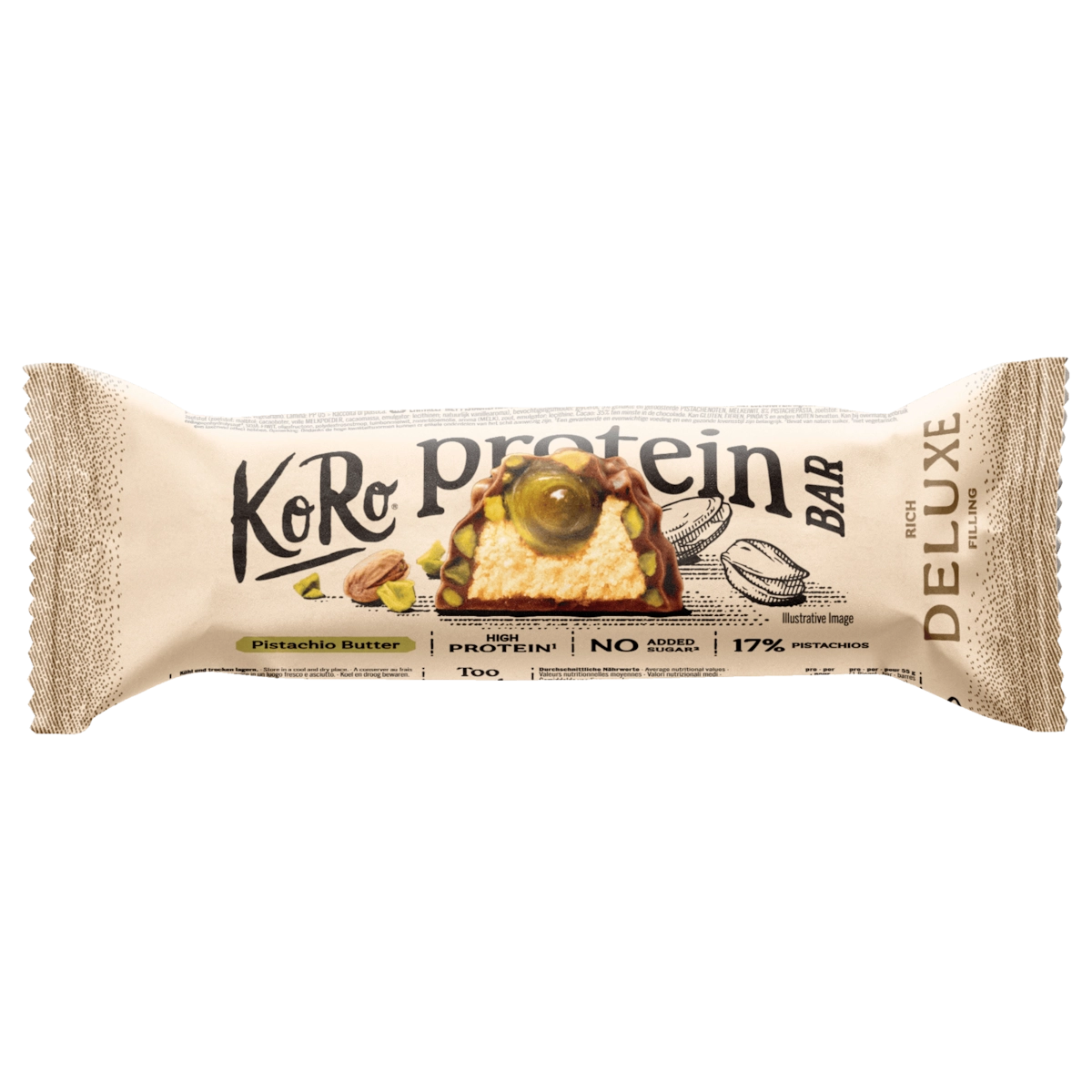KoRo Protein Bar Deluxe mit Pistazienbutter 55g