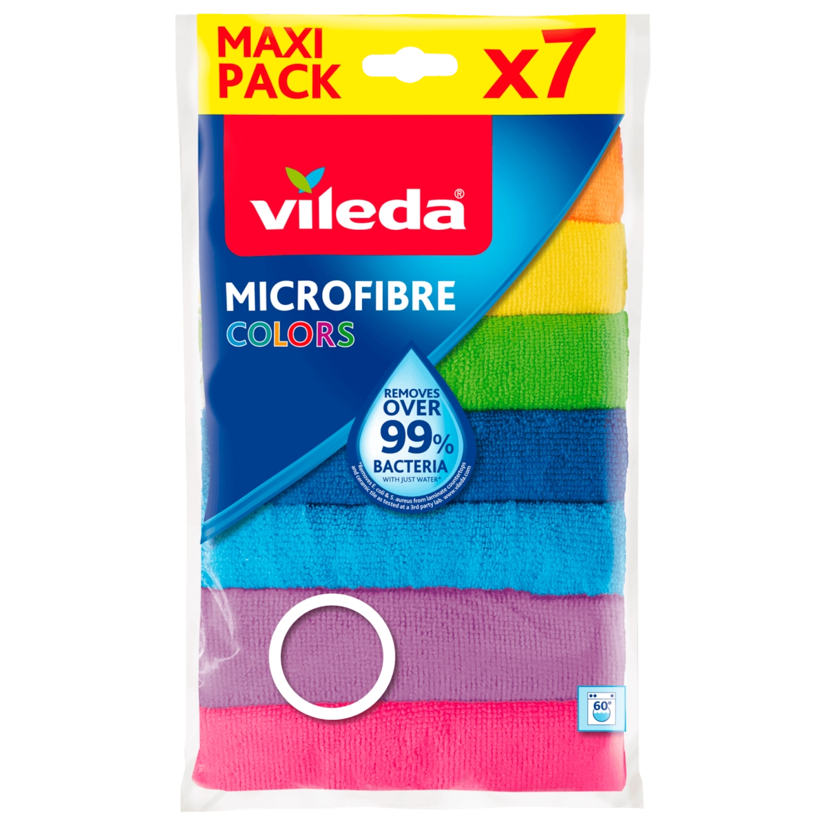 Vileda Allzwecktuch Microfaser Colors 7 Stück