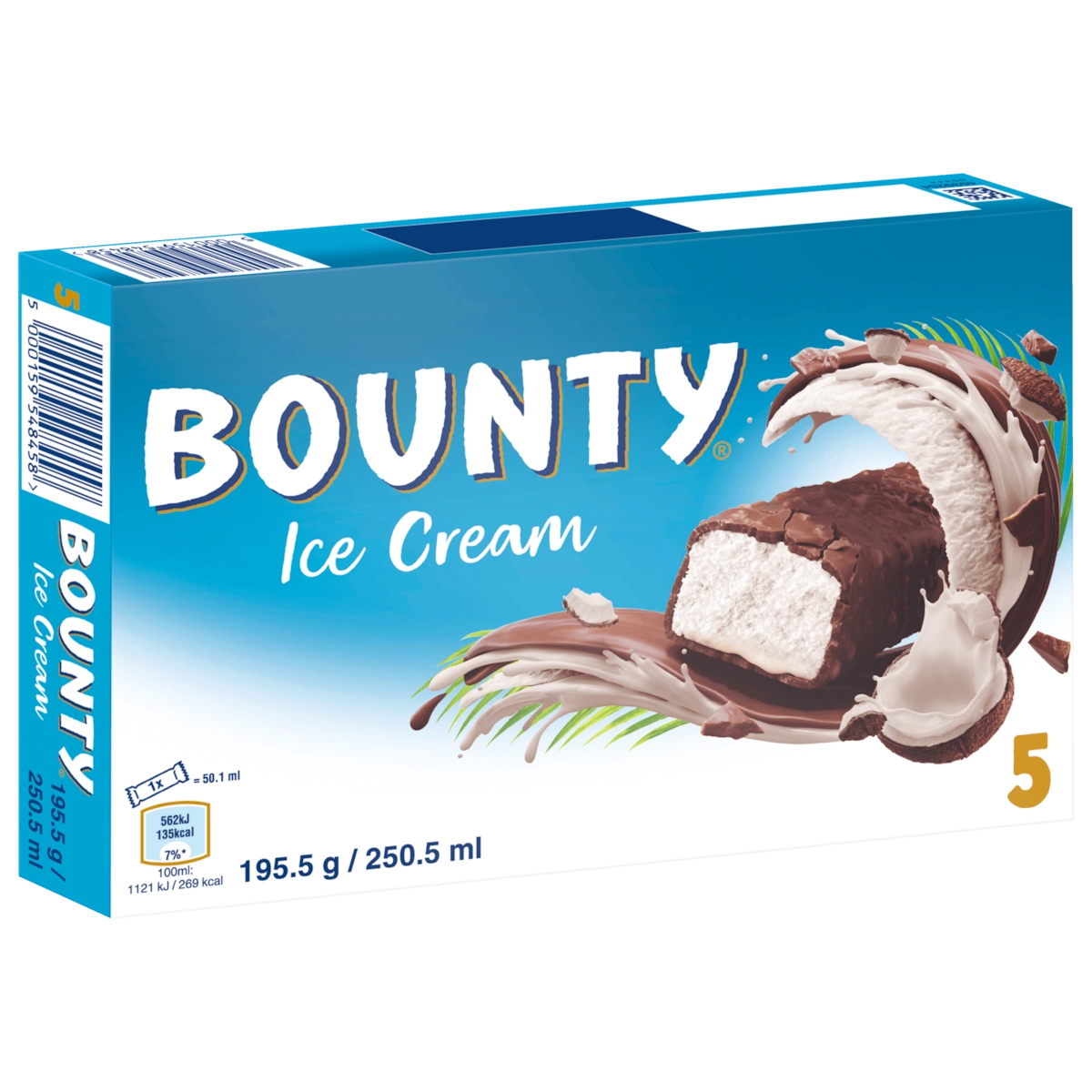 Bounty Ice Cream 5x50ml