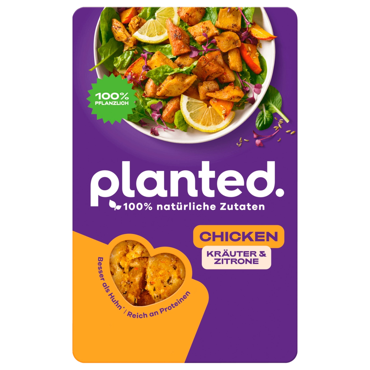 Planted. Chicken Kräuter & Zitrone vegan 160g