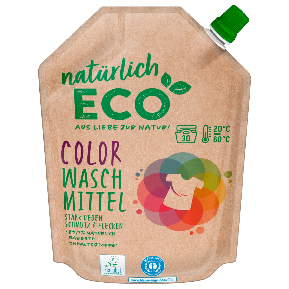 natürlich ECO Colorwaschmittel Flüssig 1,5l 30WL