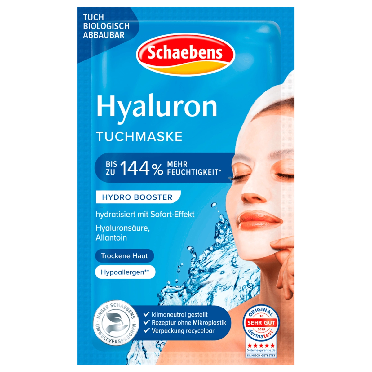 Schaebens Tuchmaske Hyaluron 1 Stück