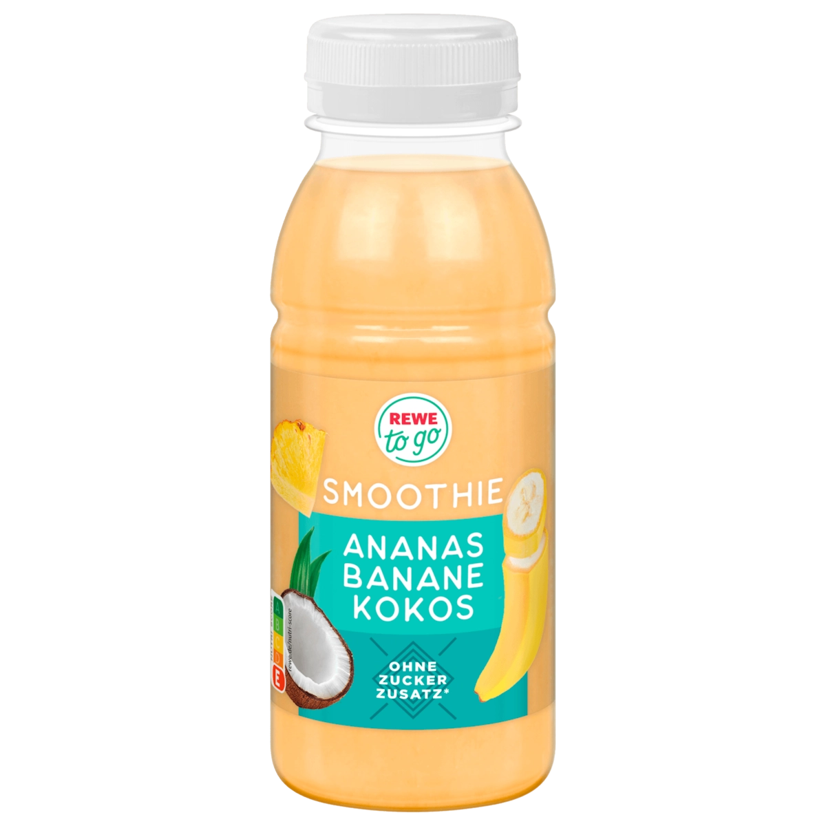 REWE to go Smoothie Ananas Banane Kokos 250ml