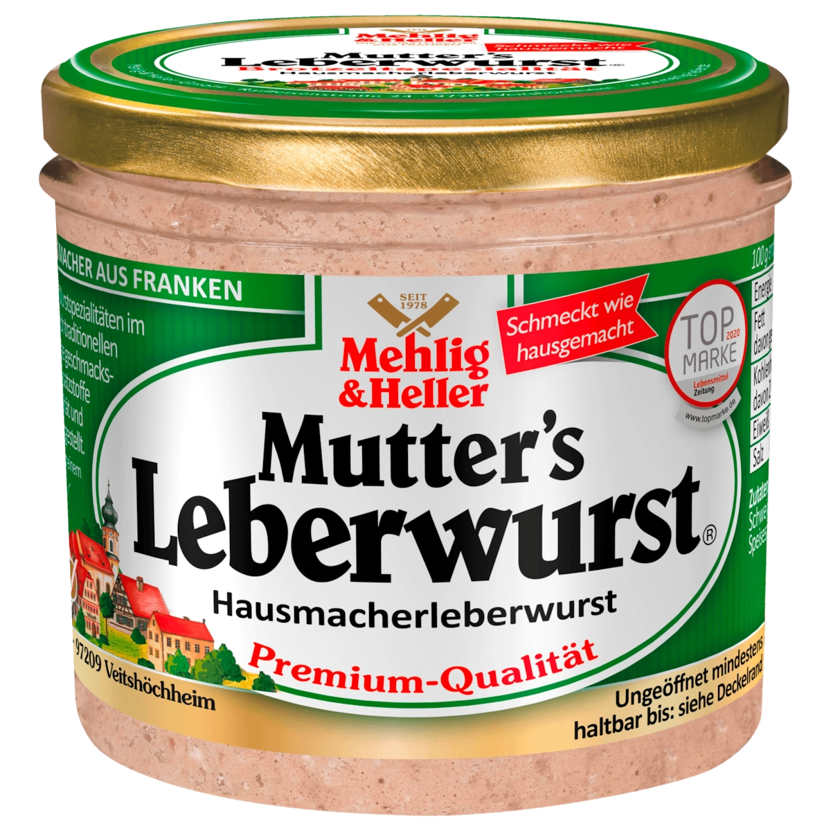 Mehlig & Heller Mutter's Leberwurst 250g