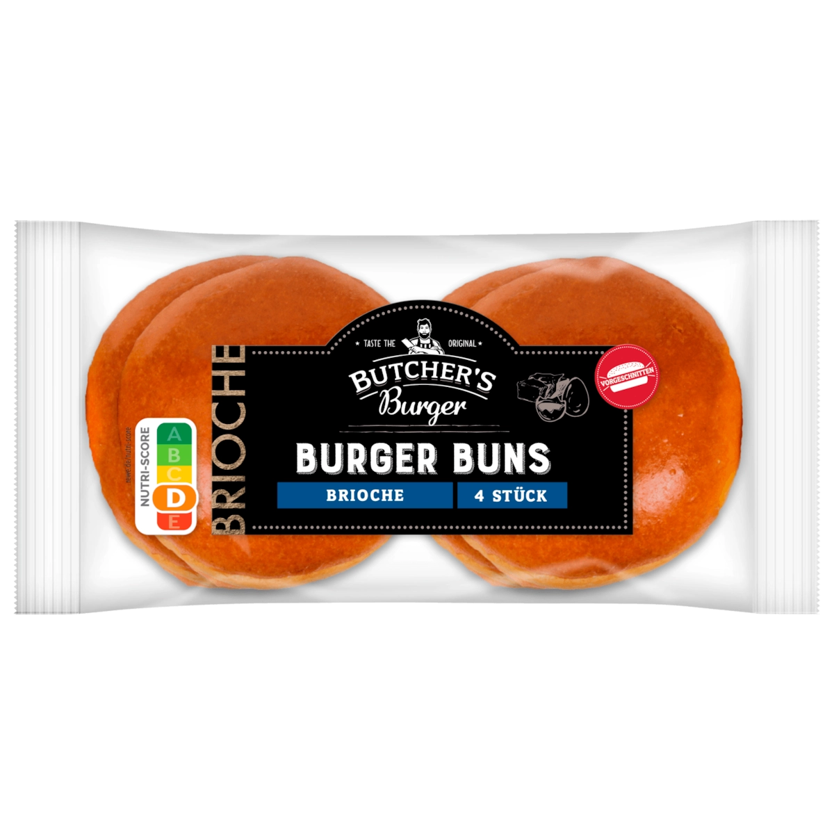 Butcher's Burger Brioche Burger Buns 4 Stück