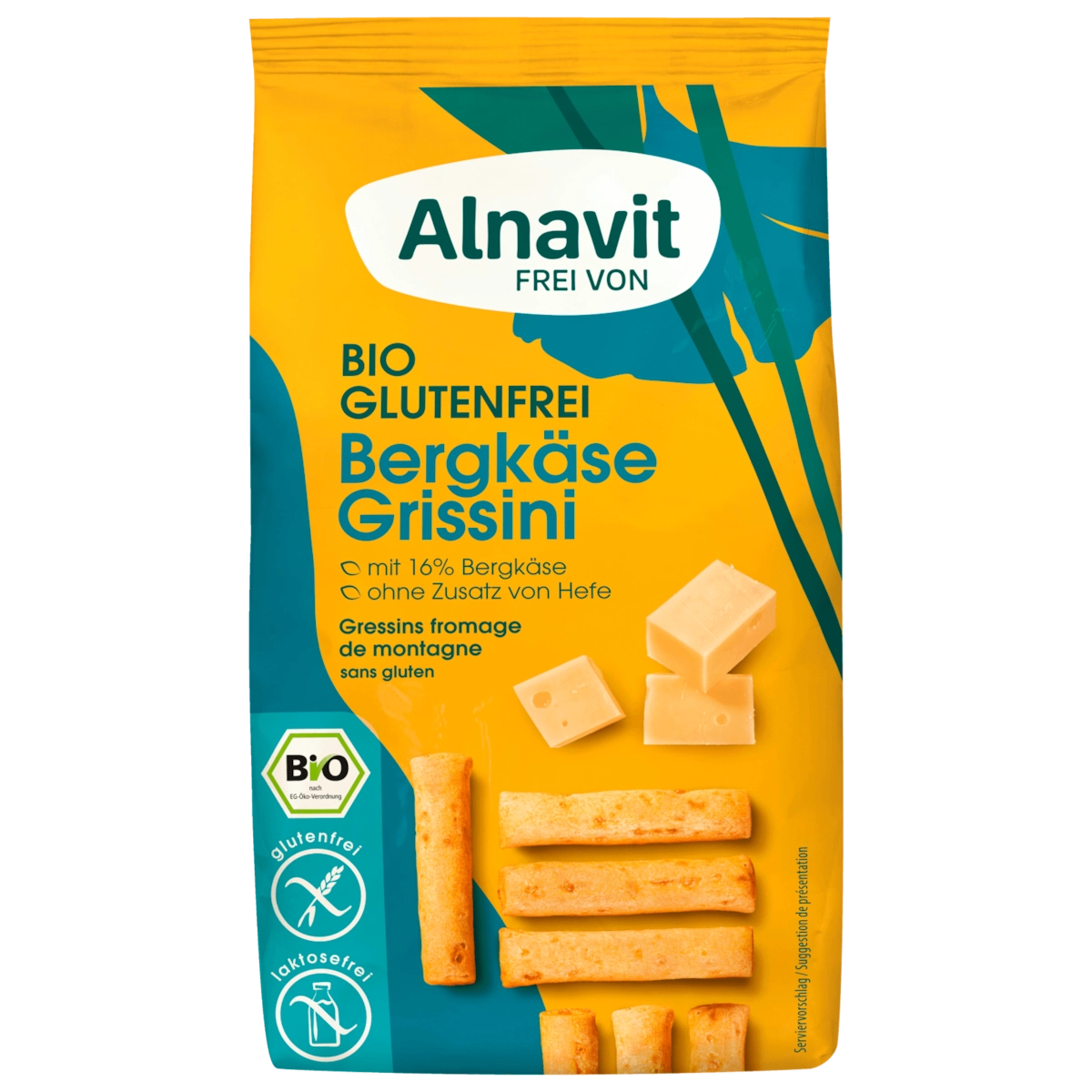 Alnavit Bio Bergkäse Grissini glutenfrei 100g