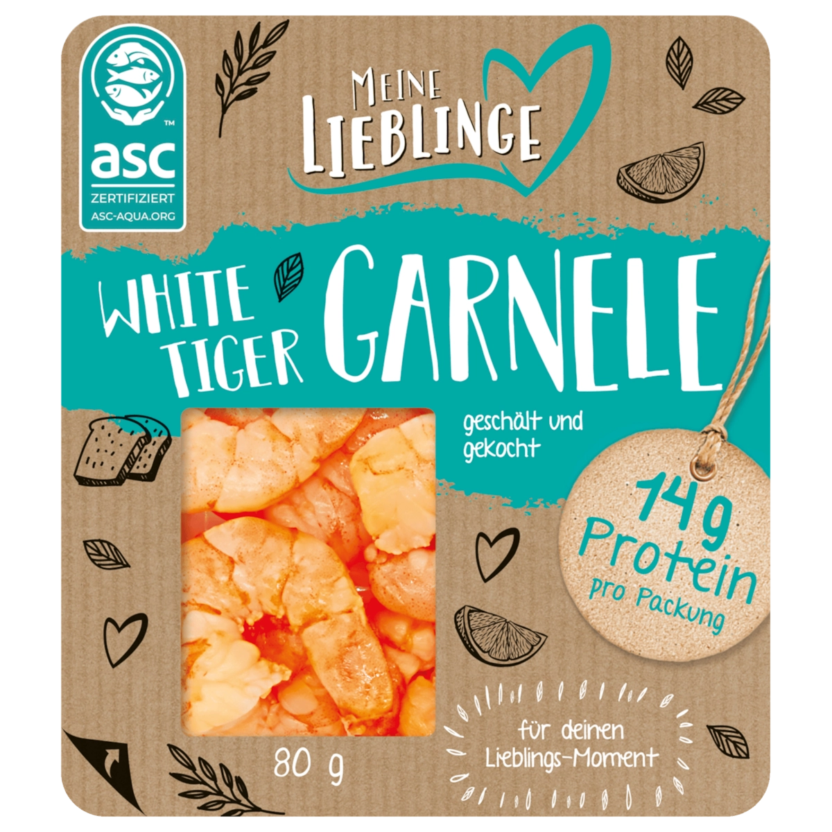 Meine Lieblings Garnelen ASC 80g