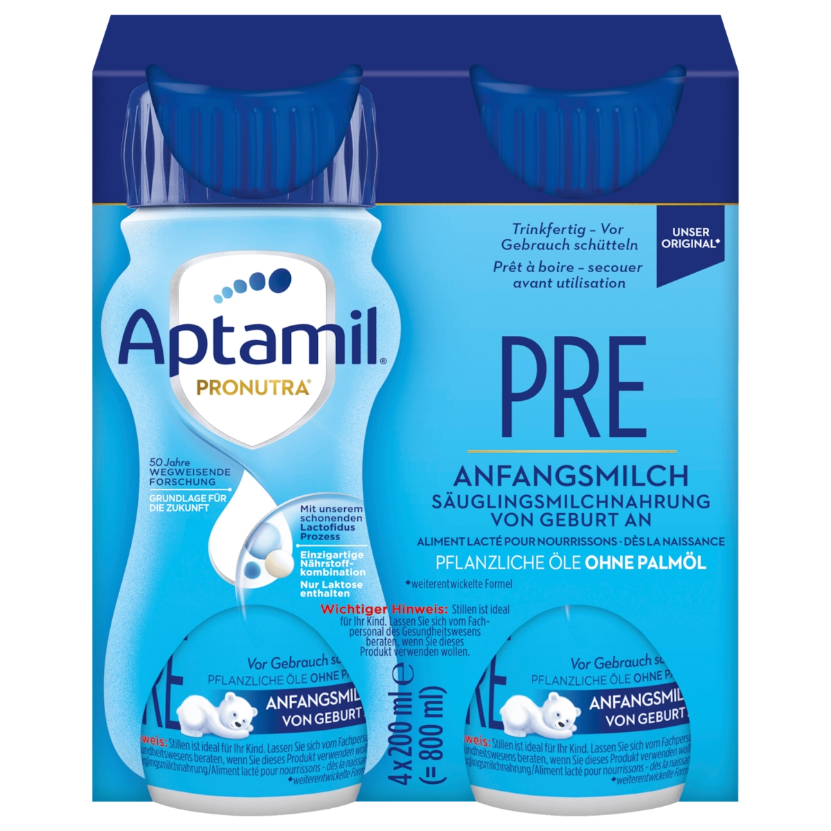 Aptamil Pronutra Advance Pre Anfangsmilch 4x200ml