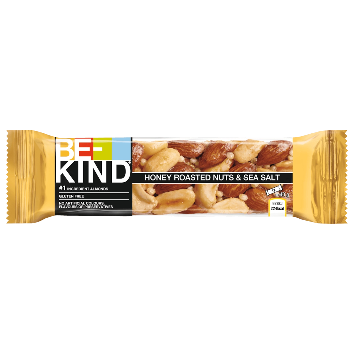 BE-KIND Honey Roasted Nuts & Sea Salt 40g