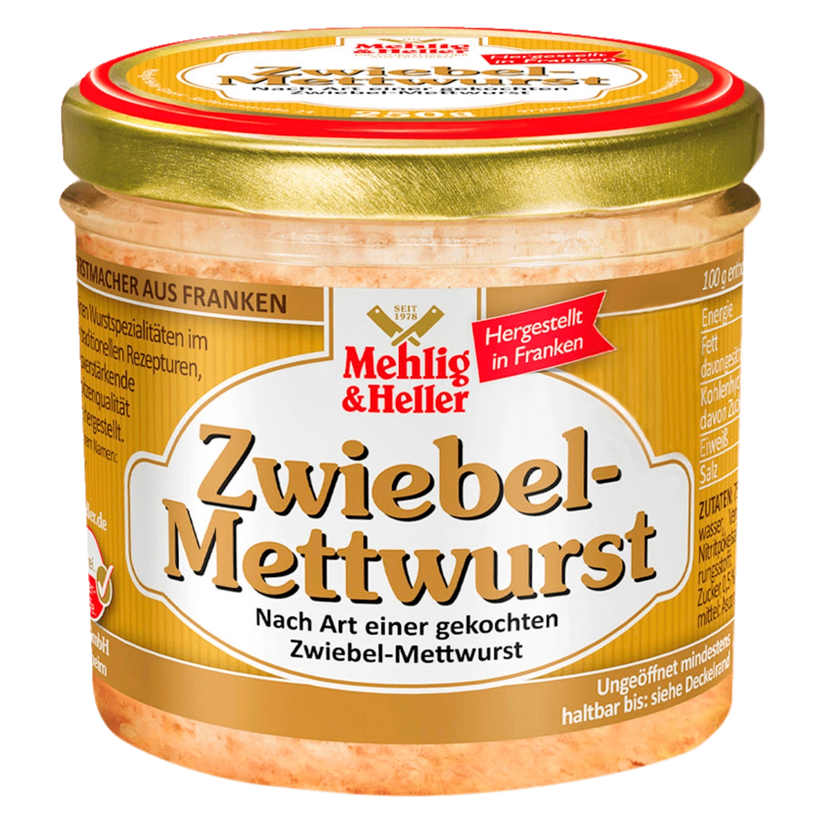 Mehlig & Heller Zwiebelmettwurst 250g