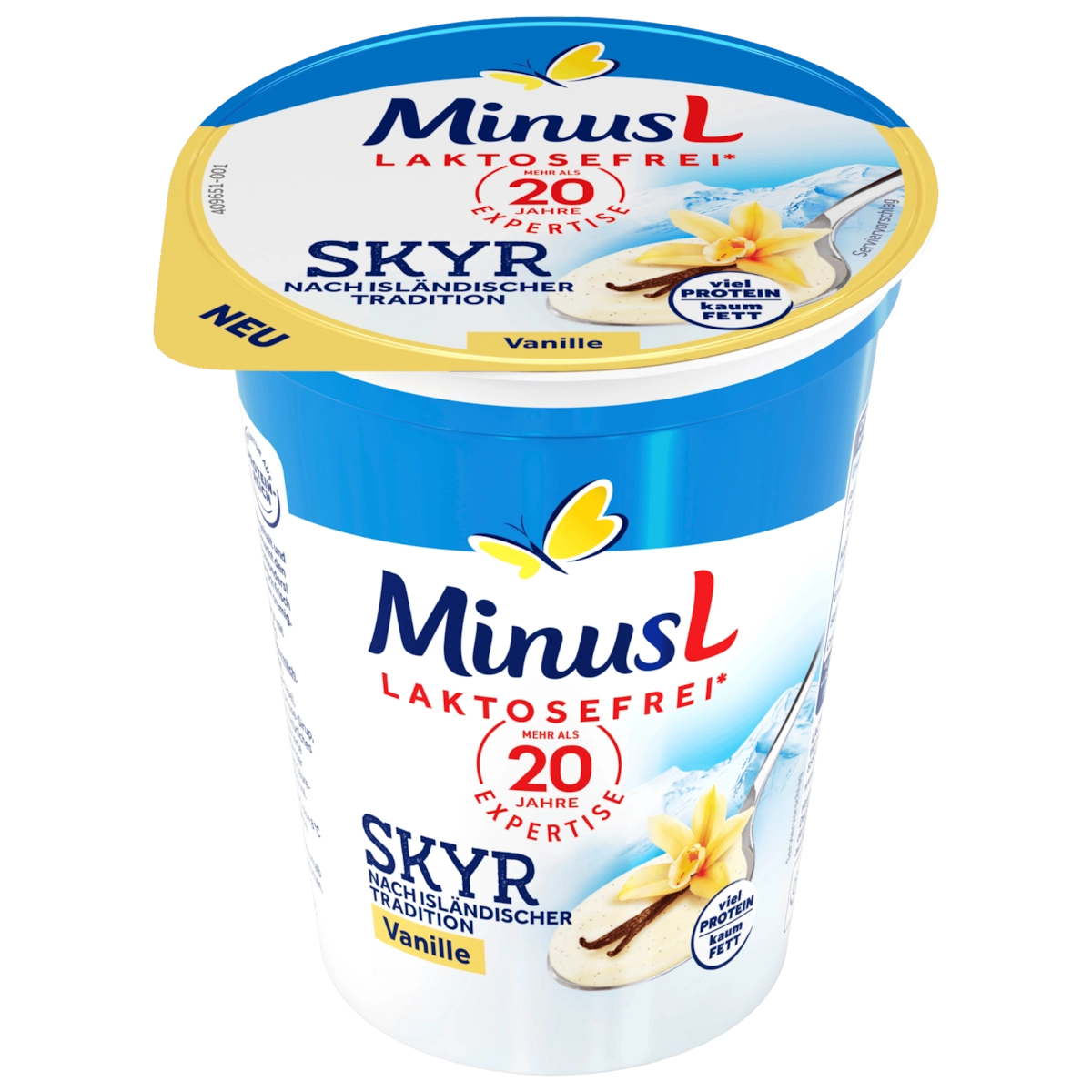 MinusL Skyr mit Vanille laktosefrei 400g