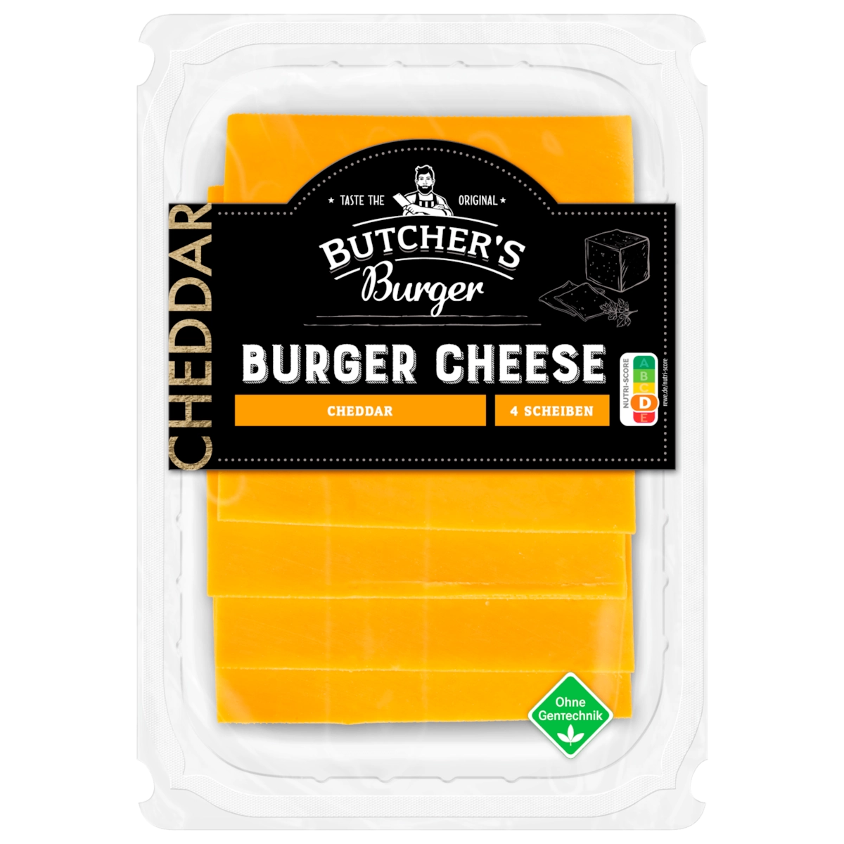 Butcher's Burger Cheddar Burger Cheese 100g