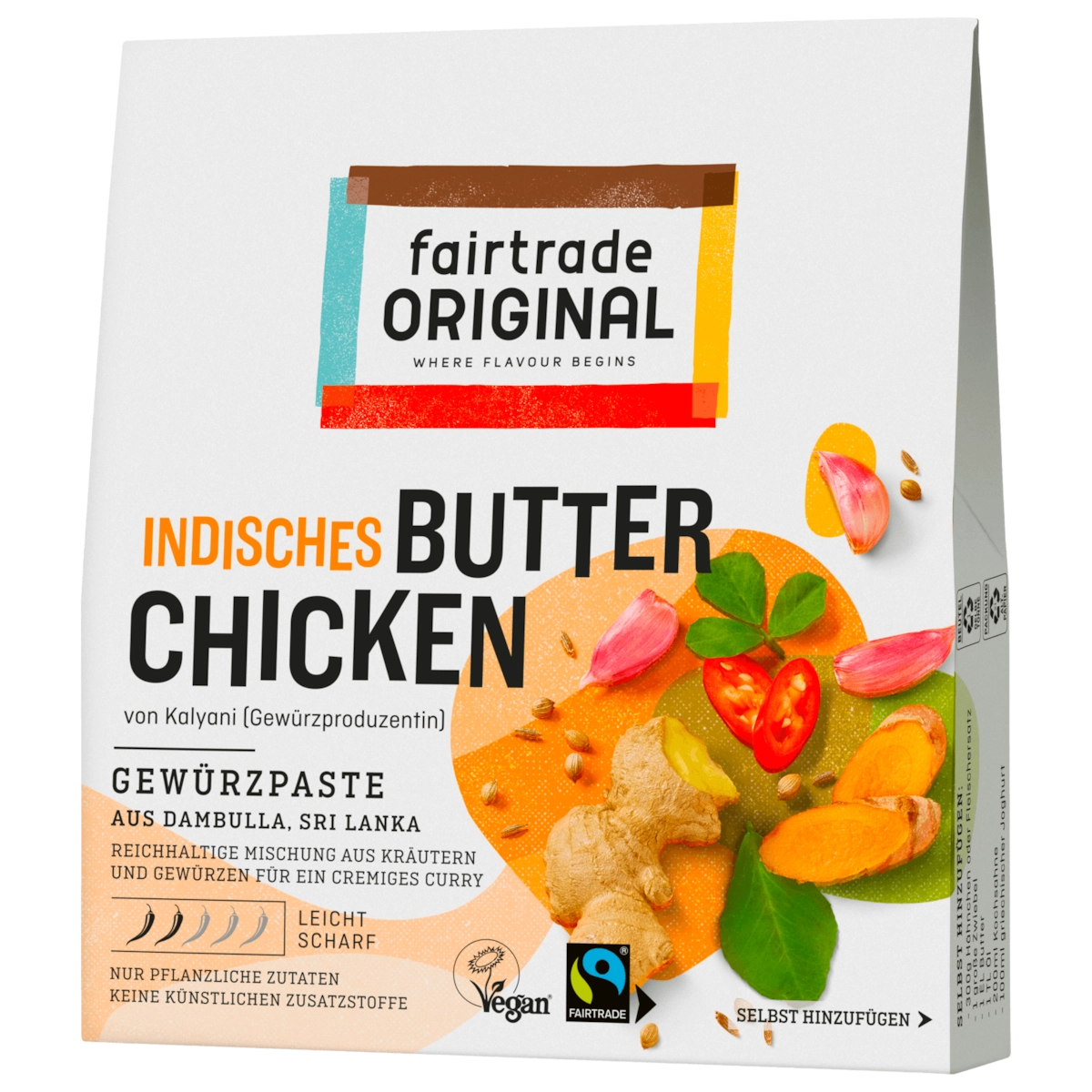 Fairtrade Original Gewürzpaste Indisches Butter Chicken vegan 75g